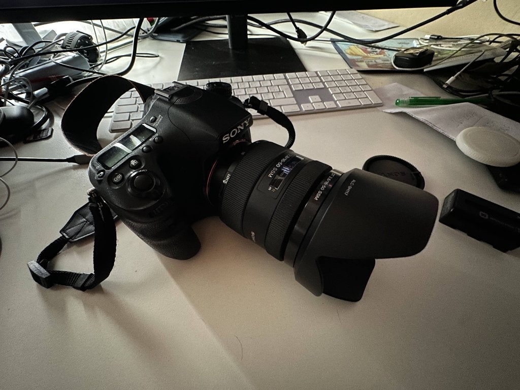 Sony Alpha77II plus 16/50 2.8 ssm, Enlèvement ou Envoi, Utilisé, Sony, 24 mégapixels