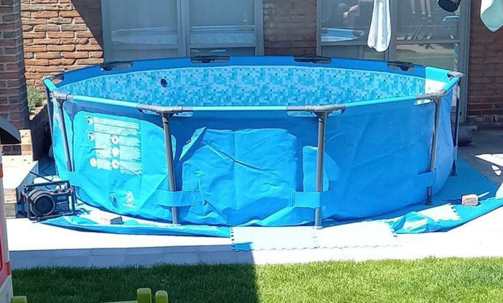 Bestway Steel Pro MAX zwembad, Tuin en Terras, Ophalen, Zo goed als nieuw