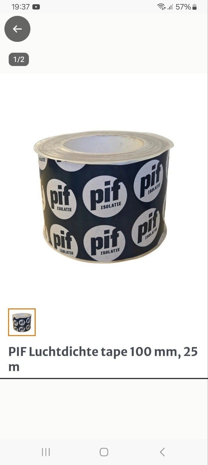 pif tape, Enlèvement ou Envoi