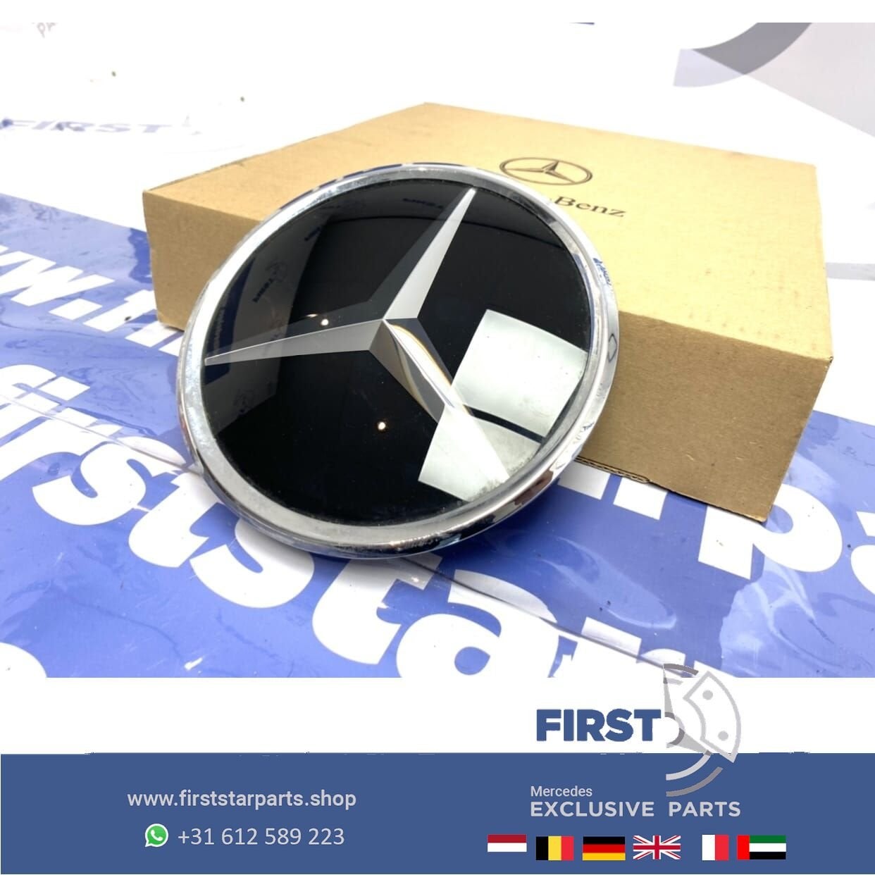 LOGO STER GLAS distronic Mercedes W176 W246 W117 W156 W218 W, Gebruikt, -, Ophalen of Verzenden, -