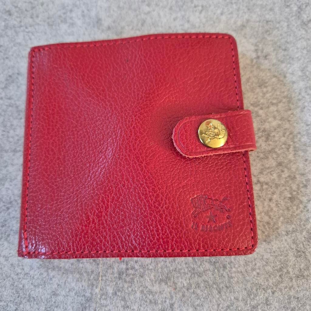 Il Bisonte rode portefeuille in leder, Enlèvement ou Envoi, Cuir