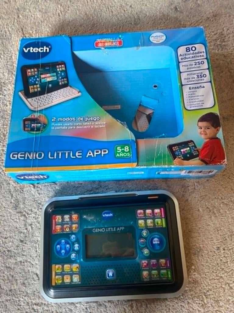 VTech - Genius Little App, ordi port. et tab. 2 en 1 en espa, Enfants & Bébés, Enlèvement ou Envoi, Comme neuf, X, X