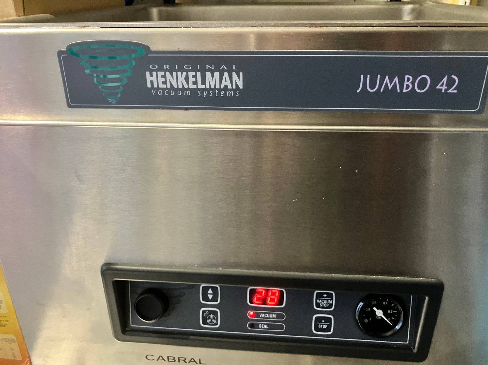 Vacuummachine henkelman jumbo 42, Enlèvement