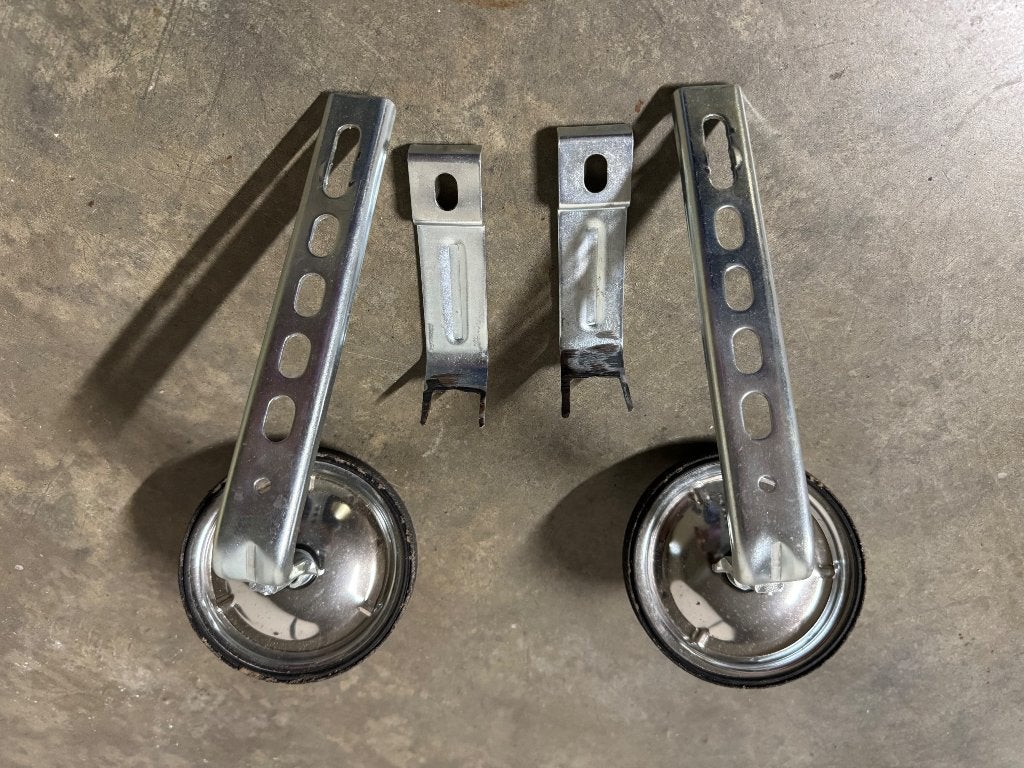 Set zijwieltjes, Fietsen en Brommers, Fietsen | Kinderfietsjes, Ophalen, Gebruikt, Minder dan 16 inch, Zijwieltjes