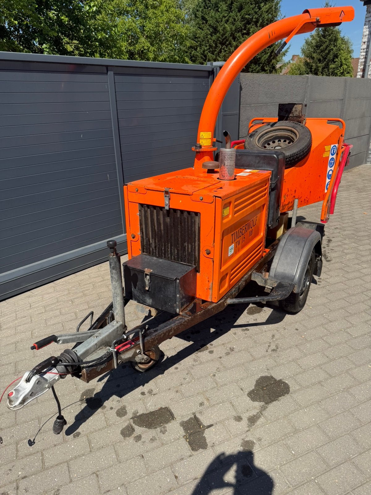 Broyeur Timberwolf 150 DHB, Jardin & Terrasse, Enlèvement, Comme neuf