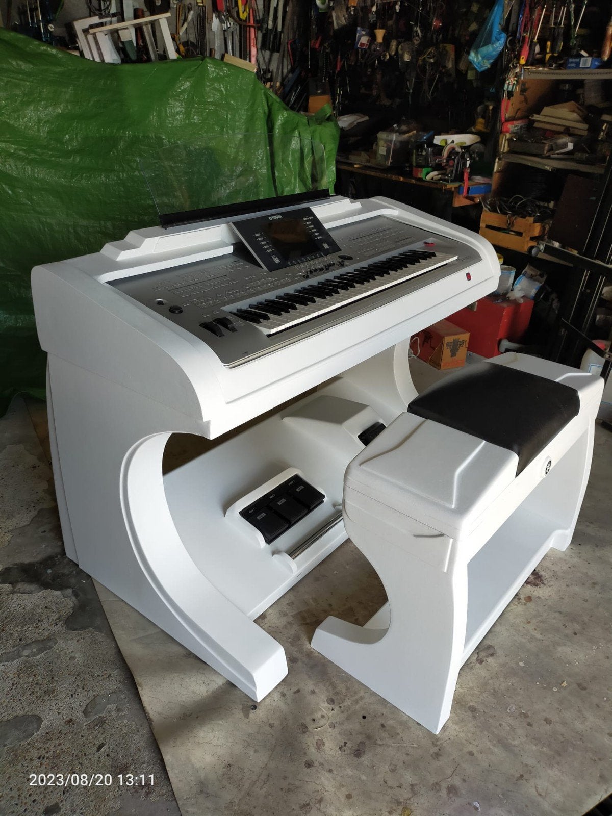 Uniek meubel voor Yamaha Tyros 3-5, Muziek en Instrumenten, Keyboards, Ophalen