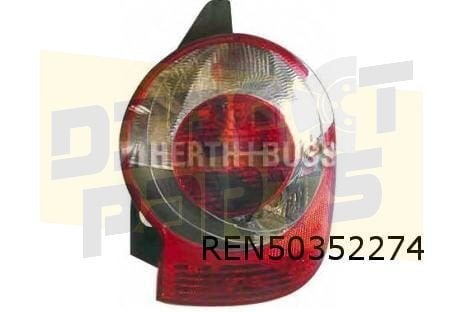 Renault Modus (-2/08) achterlicht Rechts (wit/rood) originee, Neuf, -, Renault, -