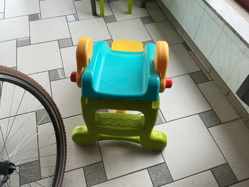 Glijbaan en wip ineen, Kinderen en Baby's, Speelgoed | Buiten | Speeltoestellen, Ophalen, Zo goed als nieuw, Glijbaan