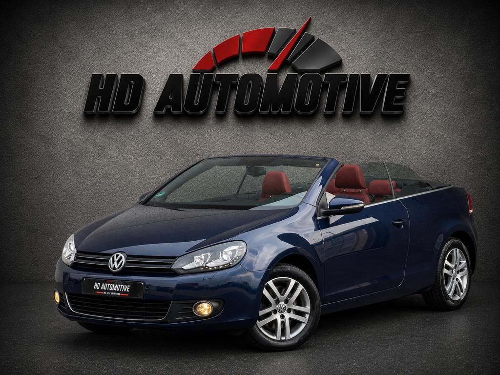 VW Golf 6 Cabrio DSG - Cuir - Climatisation - Garantie 12 m, Autos, Cuir, Achat, Entreprise, 2 portes