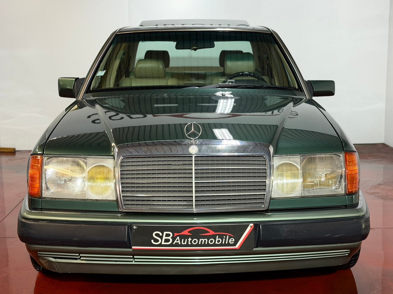 Mercedes-Benz E 320 W124 OLDTIMER/T-OUVRANT/AIRCO/GARANTIE//, Autos, Cuir, Achat, Beige, Entreprise