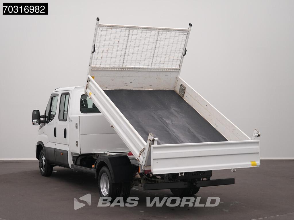 Iveco Daily 35C16 3.0L Kipper met Kist Dubbellucht 3,5t Trek, Stof, Gebruikt, Euro 6, 4 cilinders