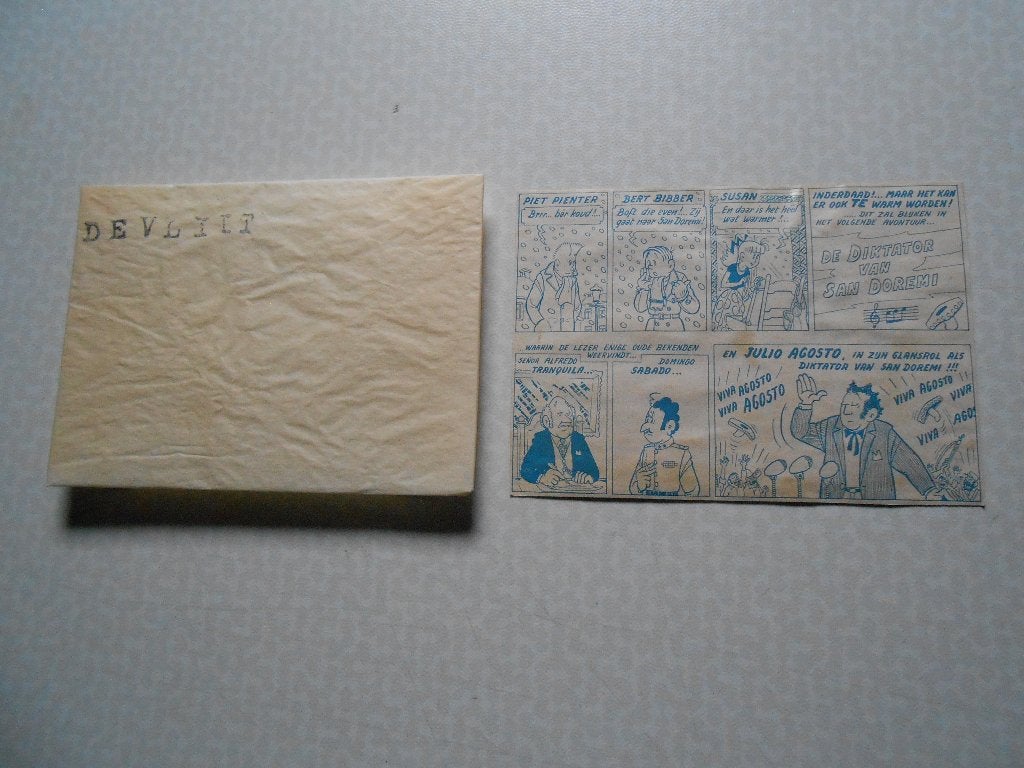 Piet pienter Promotie/geschenkkaart : De diktator van san Do, Boeken, Eén stripboek, Ophalen of Verzenden, Zo goed als nieuw, POM