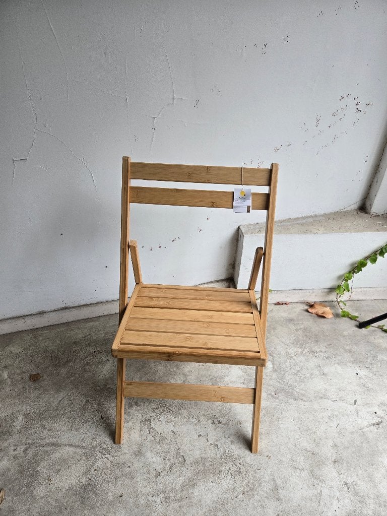 Chaise en bambou pliable, Jardin & Terrasse, Enlèvement, Neuf, Bois, Pliant