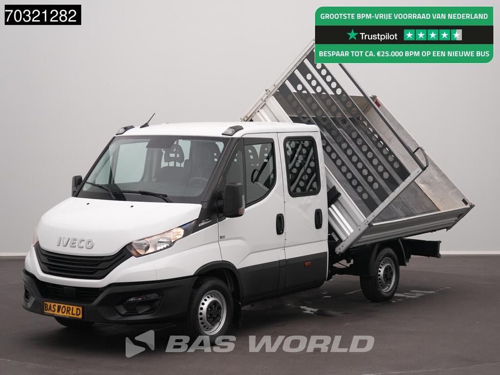 Iveco Daily 35S16 Automaat 3 zijdige Kipper Dubbel Cabine 3., Automaat, Stof, Gebruikt, Euro 6