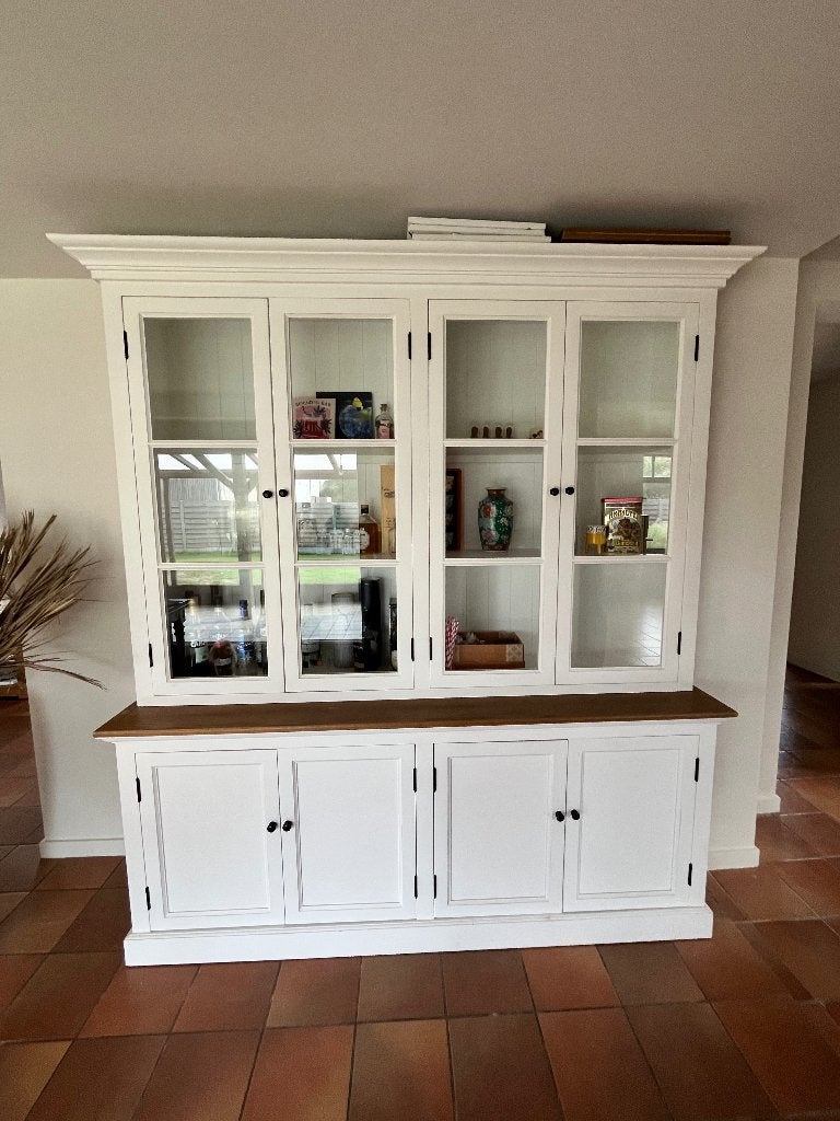 Vitrinekast, 25 à 50 cm, Avec porte(s), 200 cm ou plus, Comme neuf