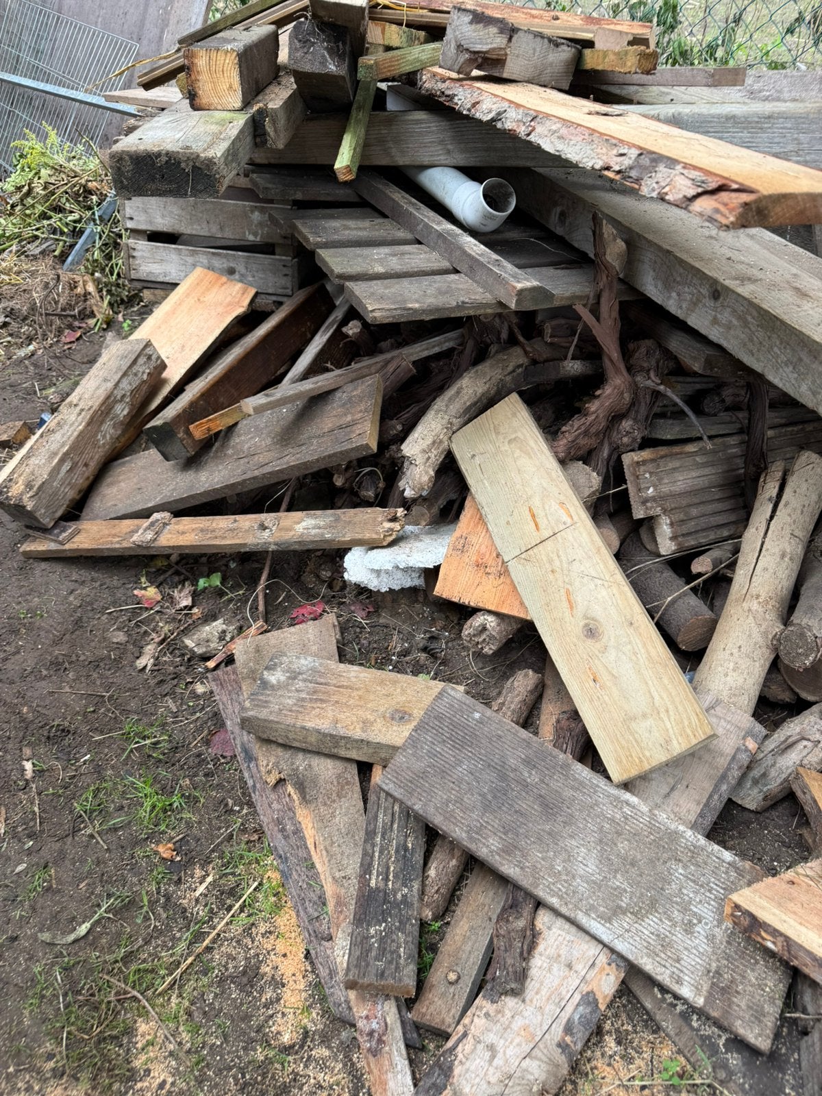 Brand hout gratis, Tuin en Terras, Ophalen