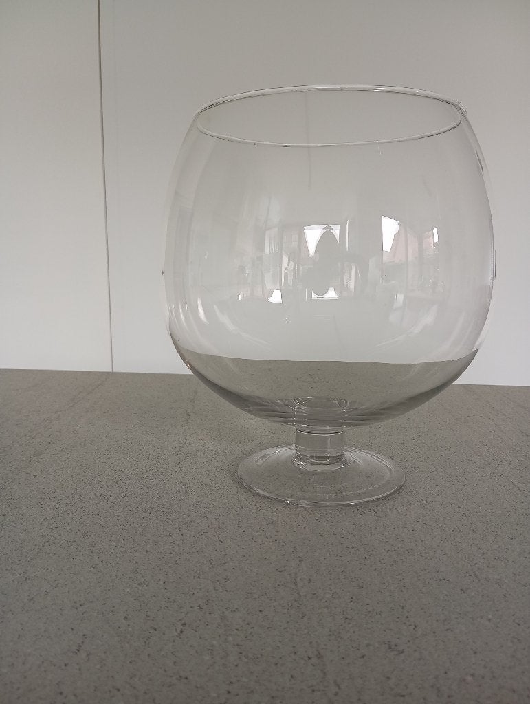 Vaas, Maison & Meubles, Transparent, 25 cm, Comme neuf, Verre