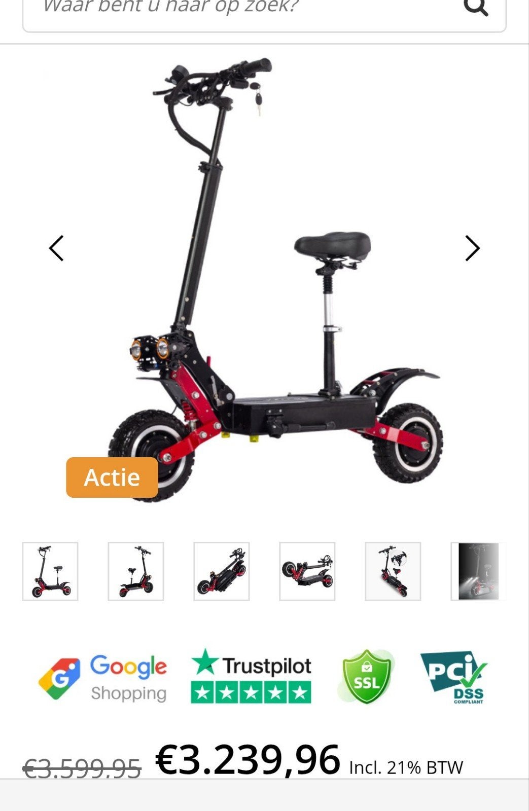 janobike t85 5600w, Fietsen en Brommers, Ophalen, Gebruikt, Elektrische step (E-scooter), Janobike