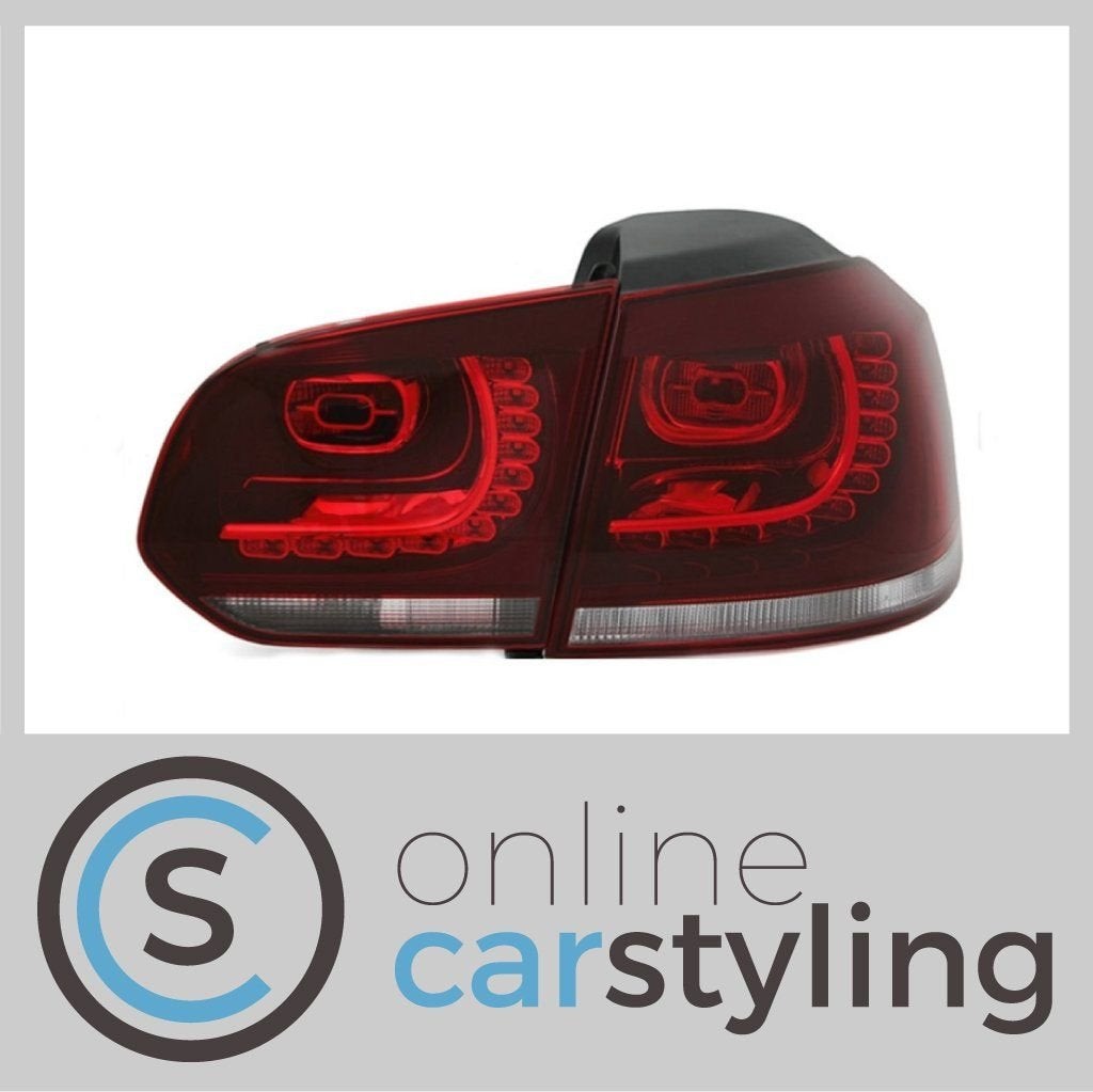 LED Achterlichten VW Golf VI Rood Smoke Dynamic LED, Auto-onderdelen, -, Volkswagen, -, Nieuw