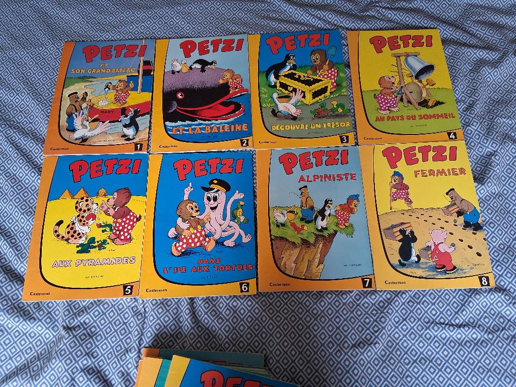BD Petzi, Livres, Enlèvement