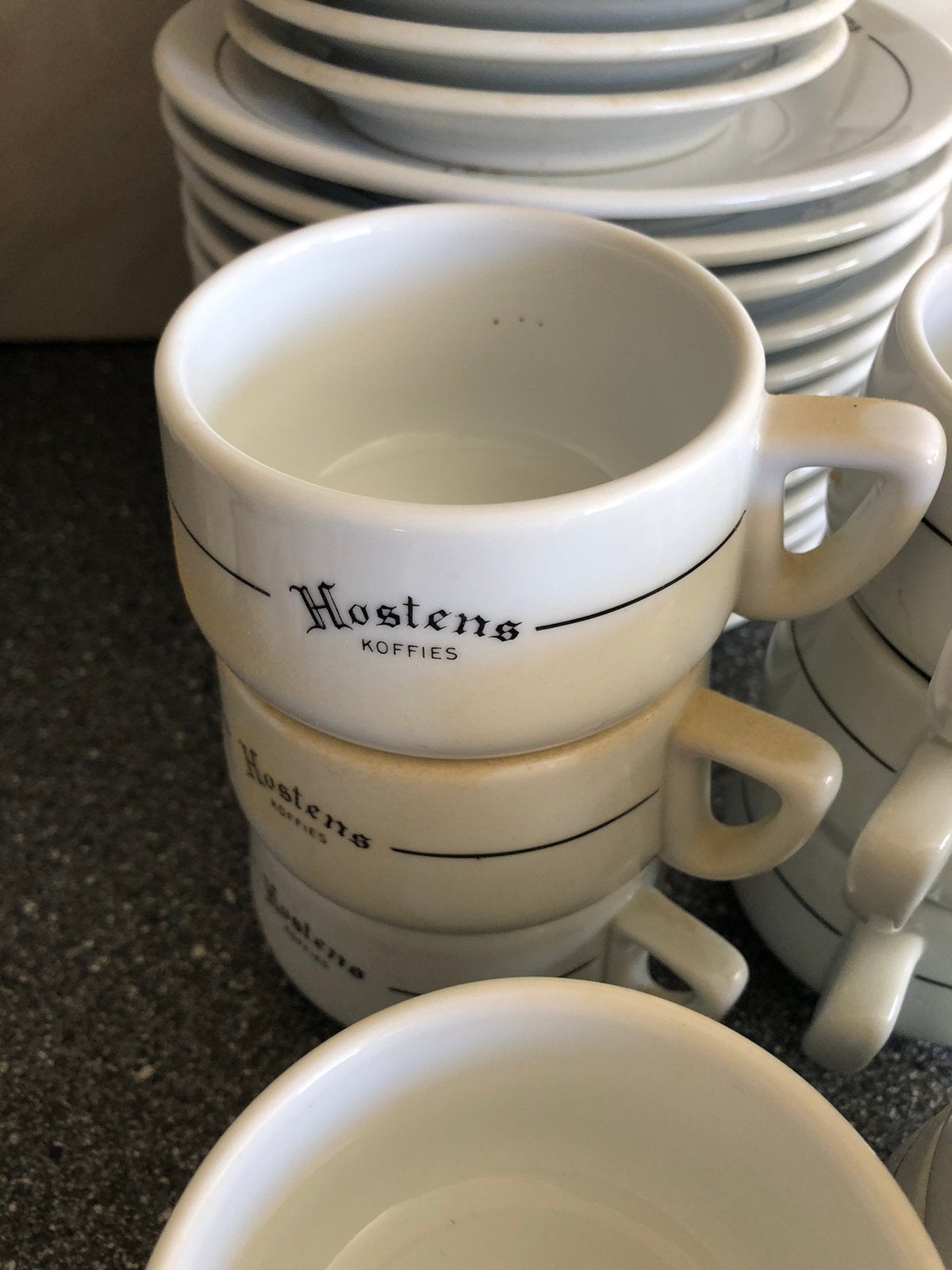 Hostens koffie tassen, Huis en Inrichting, Ophalen, Gebruikt