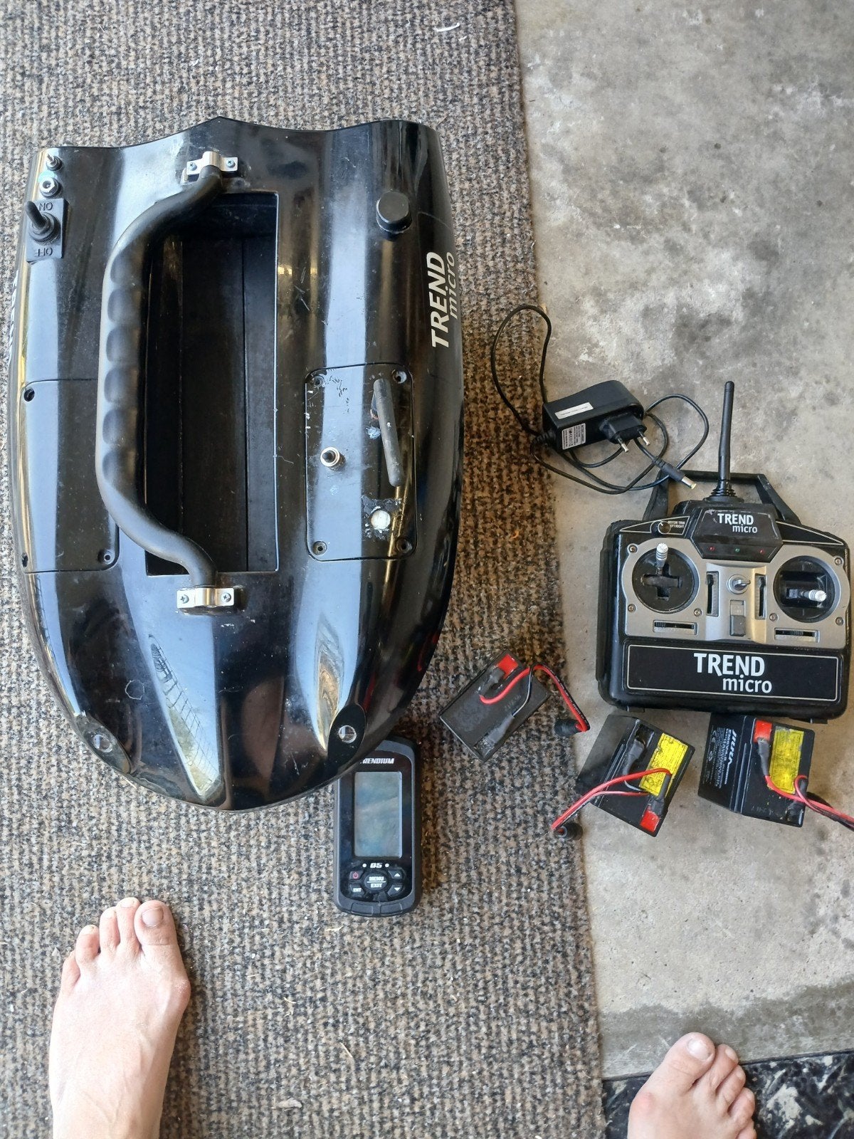 boot voor vissers, Watersport en Boten, Hengelsport | Karpervissen, Ophalen, Gebruikt, Complete set