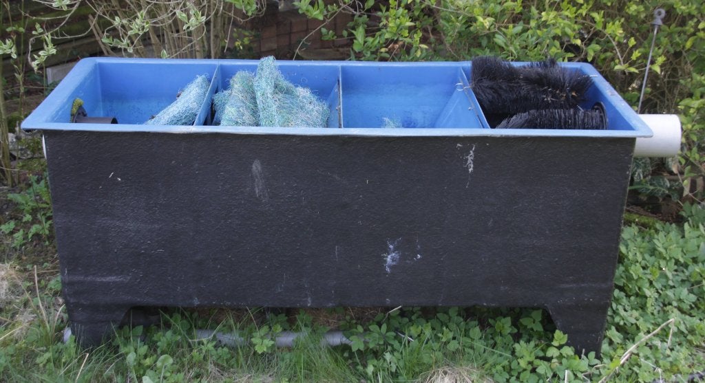 Filtre Koi Pond TRS 100-4 avec UV TMC 55, Jardin & Terrasse, Accessoires pour étangs, Enlèvement, Utilisé, Filtre de bassin