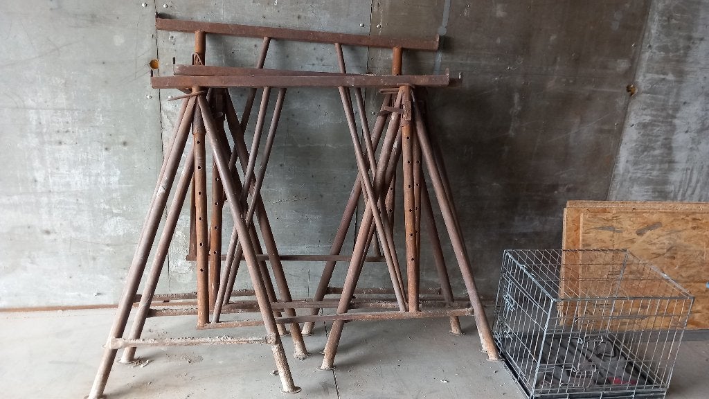 3 metserschragen, Bricolage & Construction, Enlèvement, Utilisé, Autres types, Moins de 2 mètres