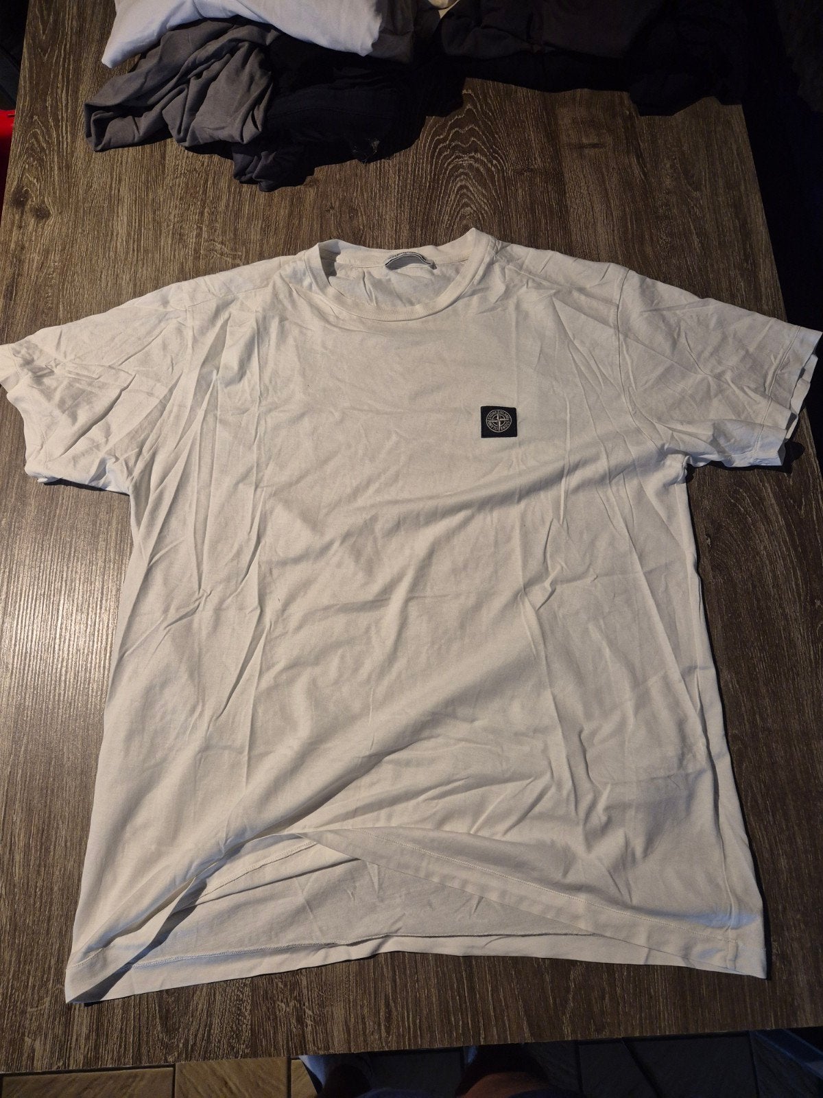 Stone Island T-Shirt Wit – XXL – Origineel – Topconditie, Ophalen, Wit, Nieuw, Overige maten