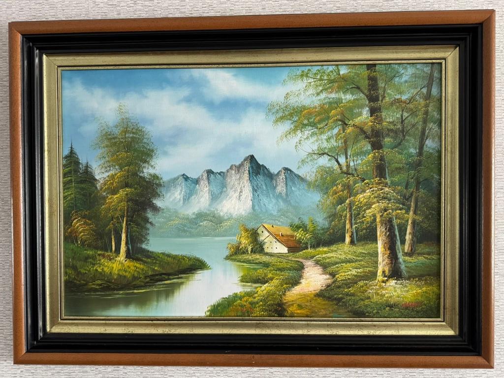 Landschap schilderij, Antiek en Kunst, Kunst | Schilderijen | Klassiek, Ophalen