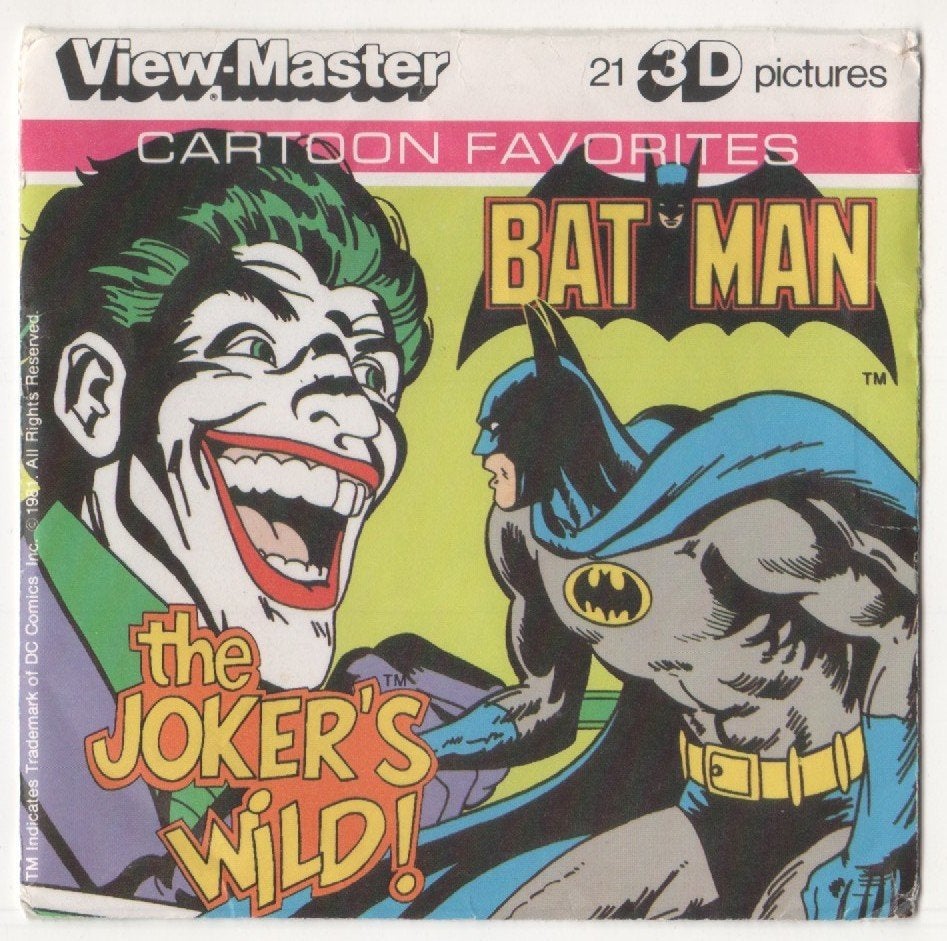 View-master Batman The Joker's Wild L 31 Livret en anglais, Enlèvement ou Envoi