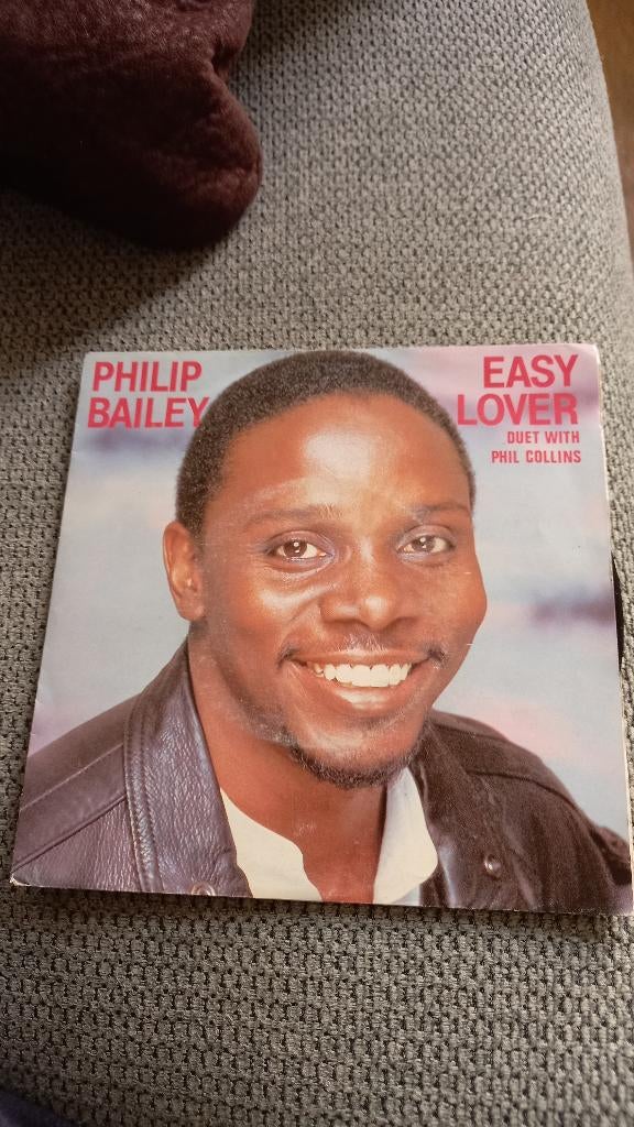 Vinyl (45t) phil collins "easy lover", Cd's en Dvd's, Vinyl | Pop, Ophalen, Gebruikt