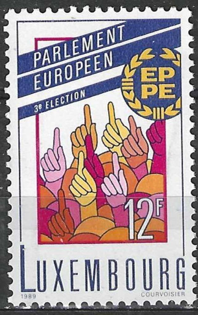 Luxembourg 1989 - Yvert 1172 - Élections (PF), Timbres & Monnaies, Timbres | Europe | Autre, Non oblitéré, Luxembourg, Envoi