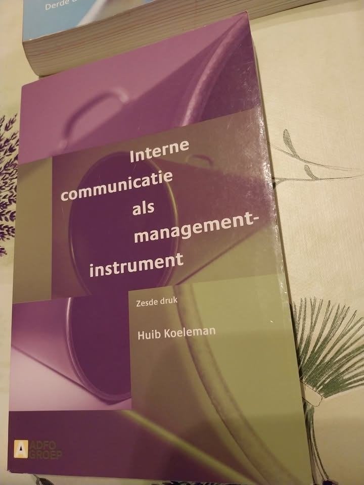Studieboeken ondernemingscommunicatie, Ophalen, Gelezen, Hoger Onderwijs