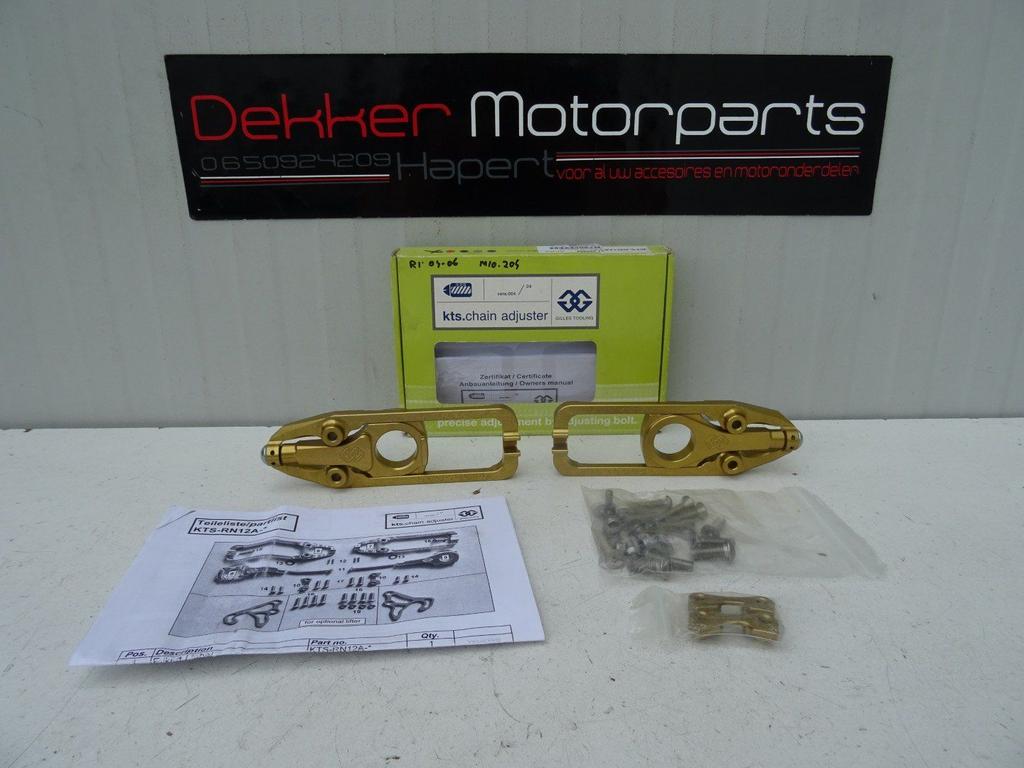 Gilles Tooling Ketting Spanners Yamaha YZF R1 2004-2005-2006, -, -, Nieuw, Ophalen of Verzenden