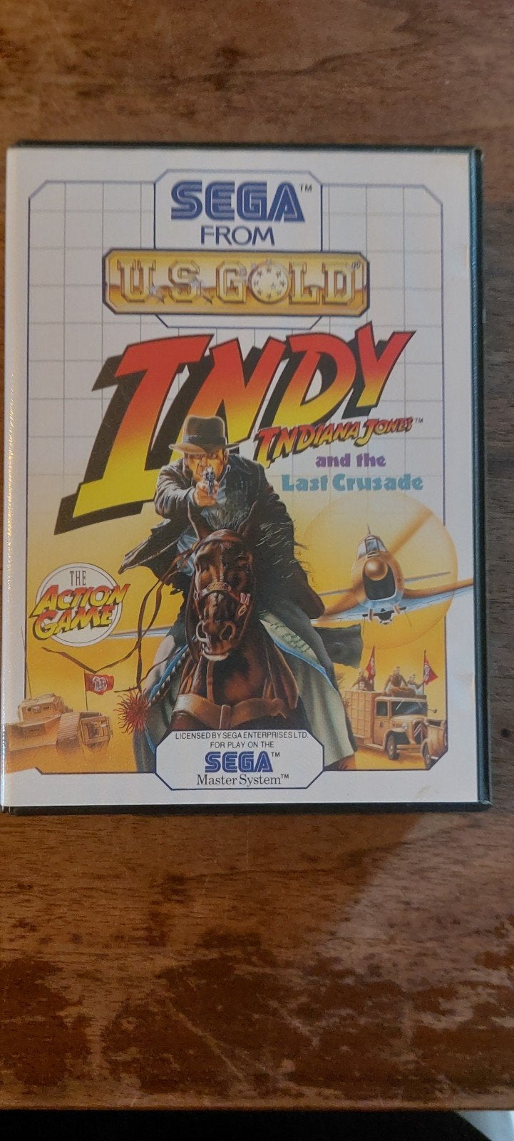Sega Indy Indiana Jones And The Last Crusade, 1 joueur, Enlèvement ou Envoi, Master System