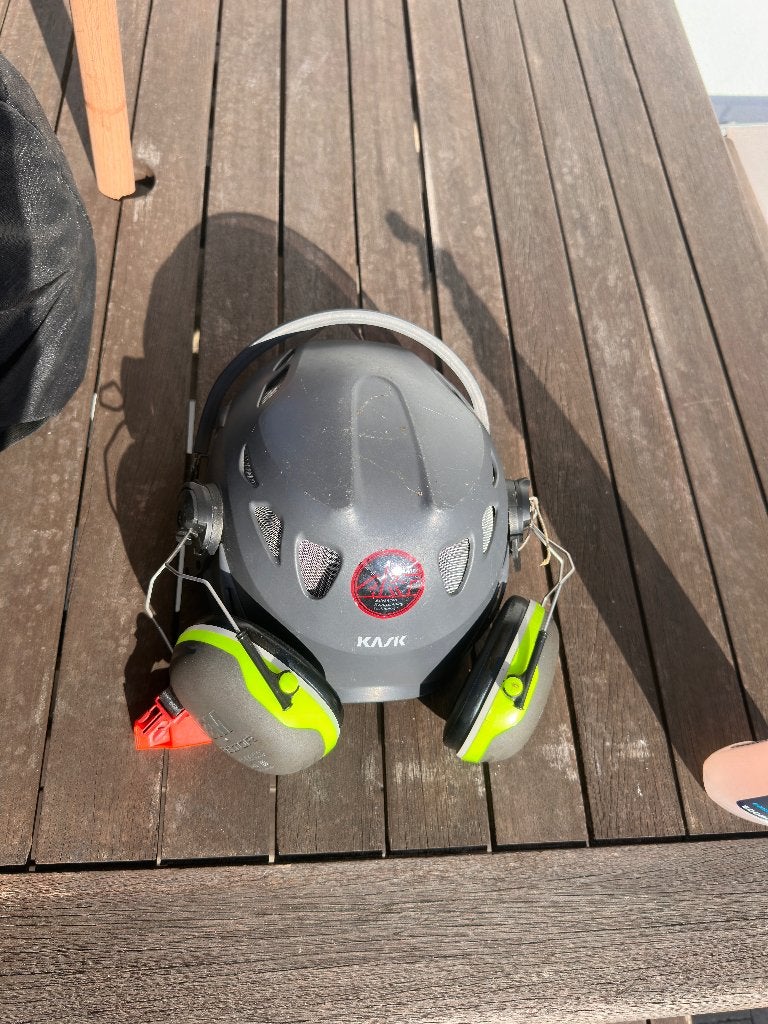 Casque KASK avec visière fumée UV protection 3M, Enlèvement ou Envoi, Avec visière, Comme neuf