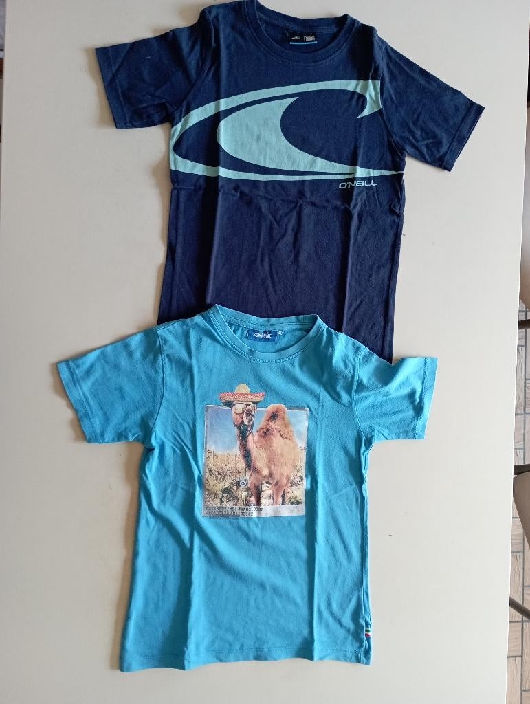 9 T-shirts met korte mouwen maat 140, Kinderen en Baby's, Kinderkleding | Maat 140, Ophalen of Verzenden, Zo goed als nieuw, Shirt of Longsleeve