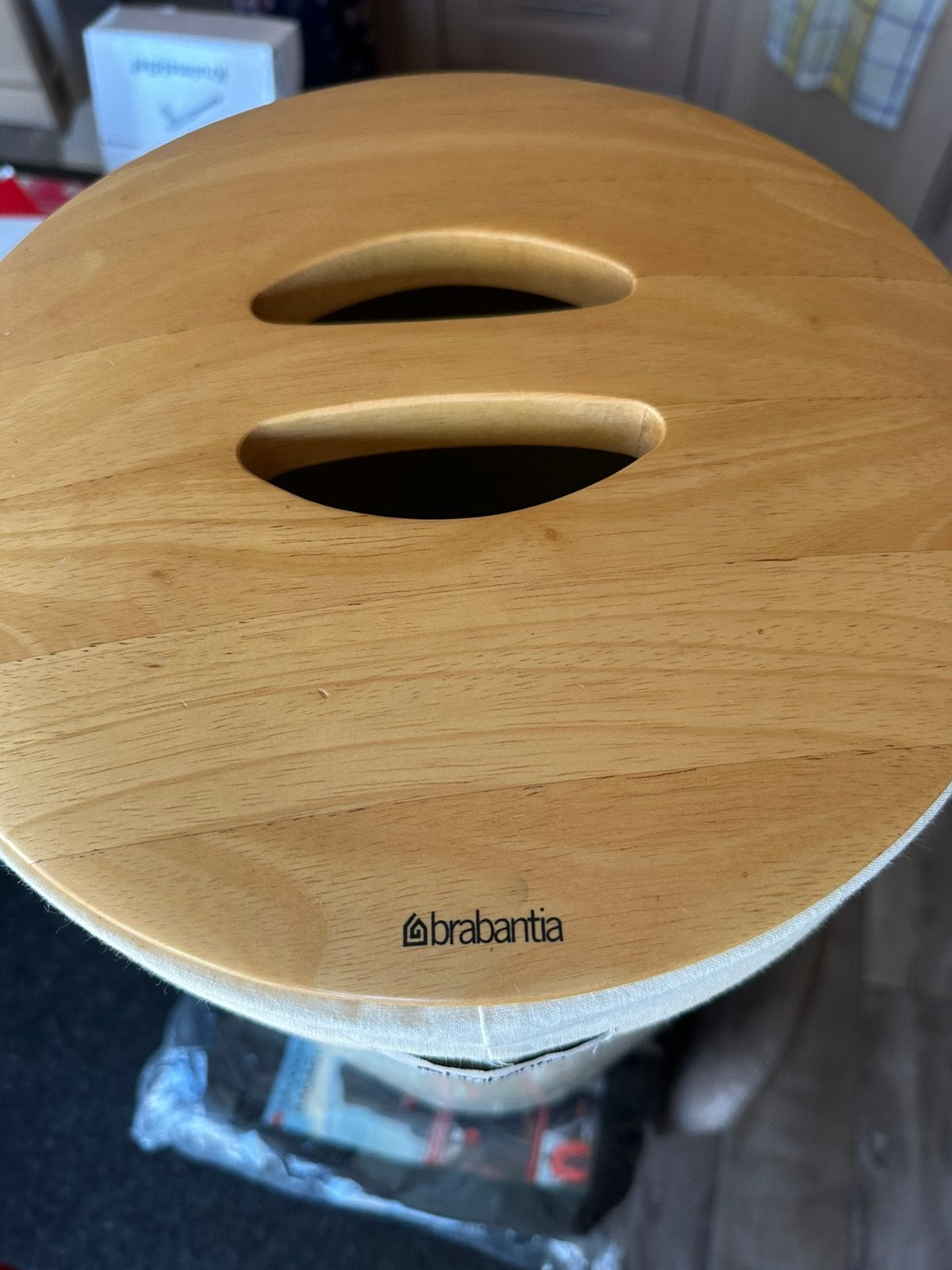 Brabantia wasmand, Huis en Inrichting, Ophalen, Gebruikt, Wit, Wasmand