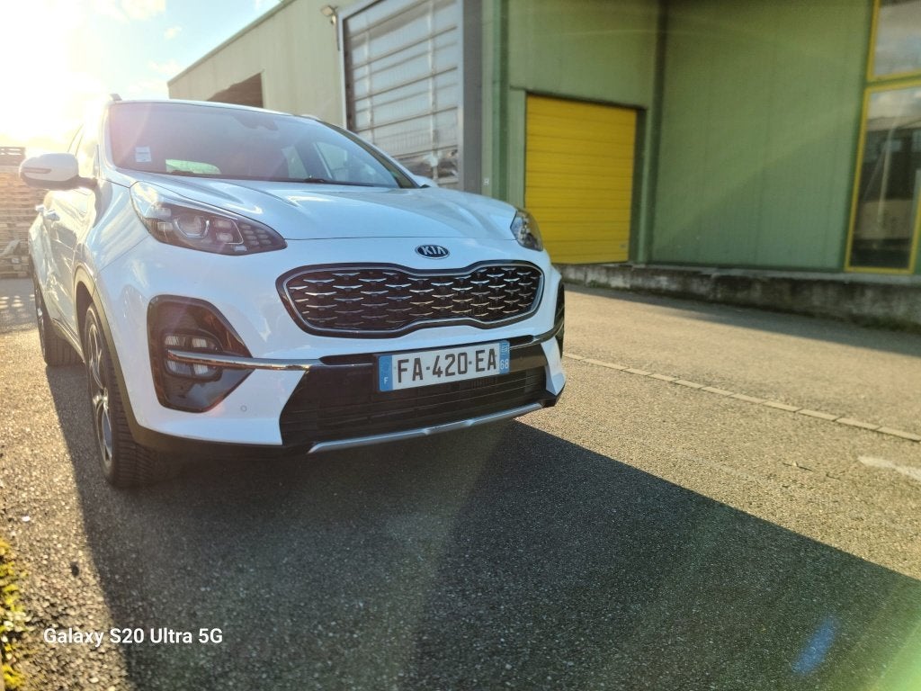 Kia Sportage, Auto's, Automaat, Wit, Leder, Diesel