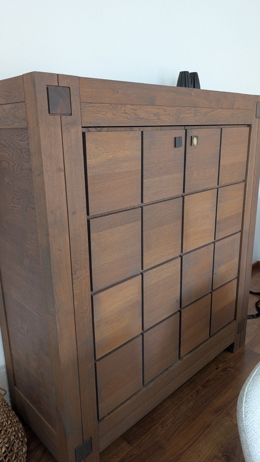 eiken barkast, Huis en Inrichting, Ophalen, 100 tot 150 cm, 100 tot 150 cm, Eikenhout