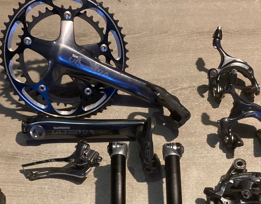 Onderdelen racefiets ultegra, Fietsen en Brommers, Fietsen | Racefietsen, Overige merken, Gebruikt, Velgrem, Ophalen of Verzenden