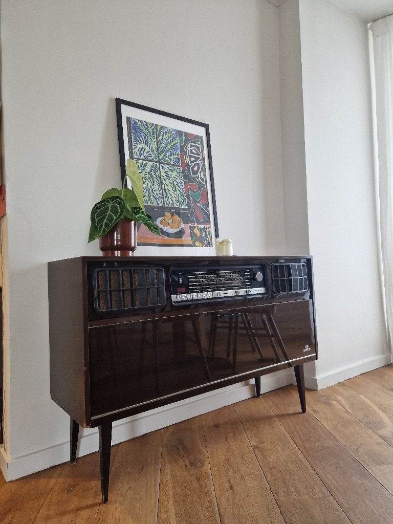 Vintage kastje, Ophalen, Gebruikt, Met klep(pen), 100 tot 150 cm