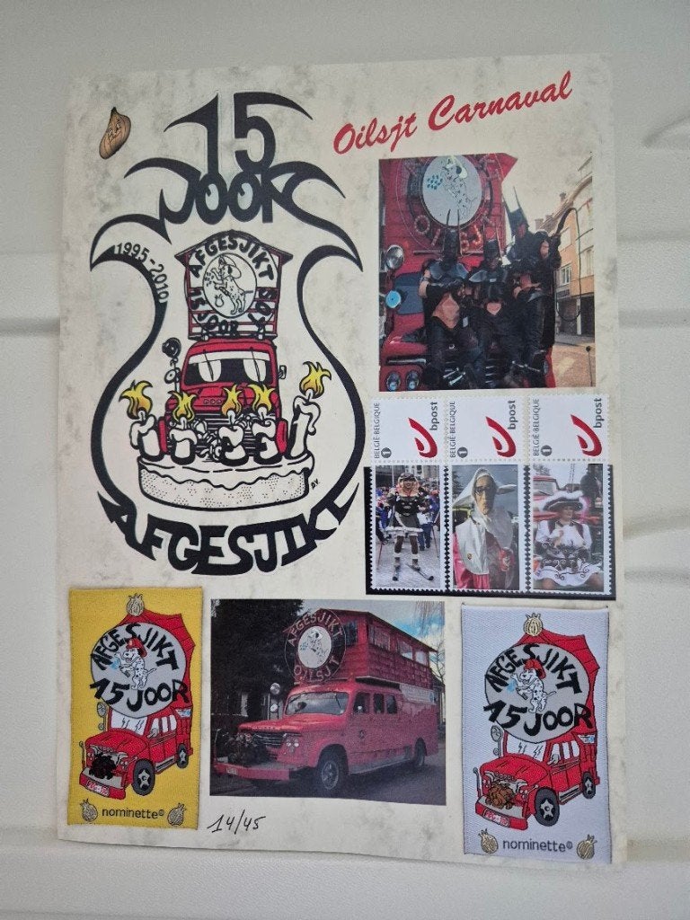 Carnaval Aalst nominetten Afgesjikt 1995 - 2010, Ophalen of Verzenden