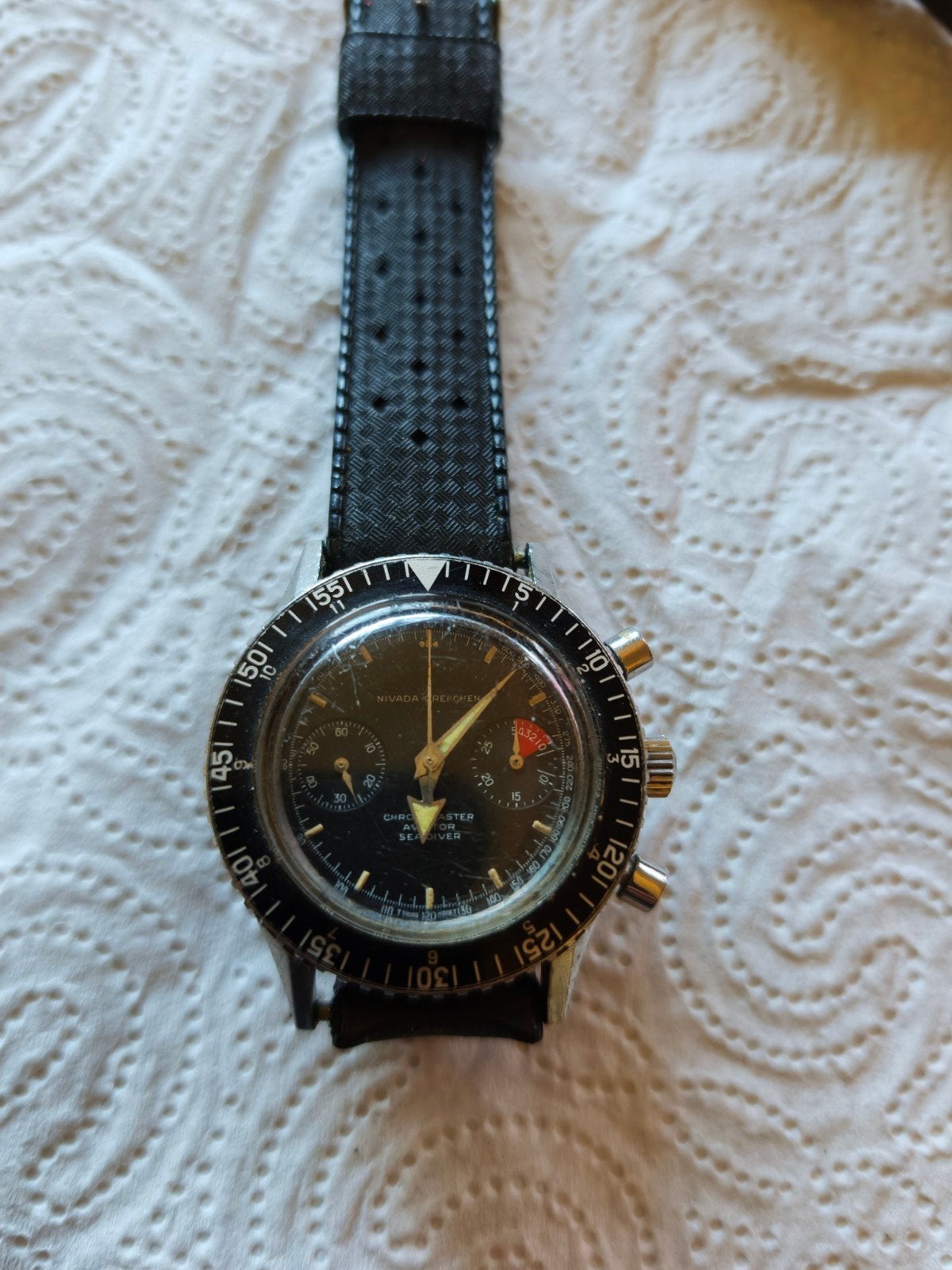 Montre chronographe NIVADA GRECHEN, Montre-bracelet, Autres marques, Acier, Enlèvement