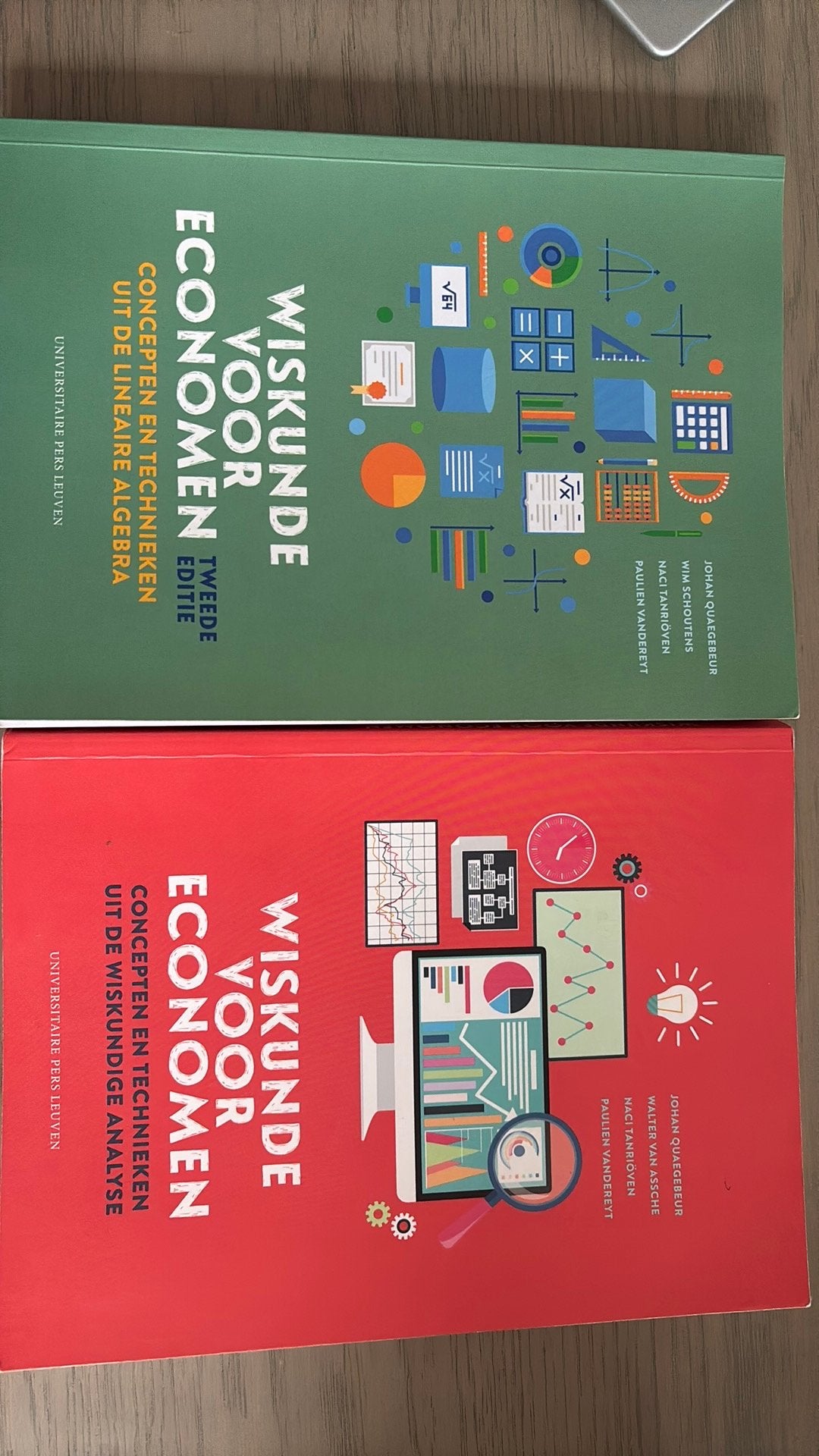 Wiskunde voor economen deel 1 & deel 2, Boeken, Economie, Management en Marketing, Ophalen of Verzenden, Naci Tanrıöven; Walter Van Assche; Paulien Vandereyt; Johan Q...