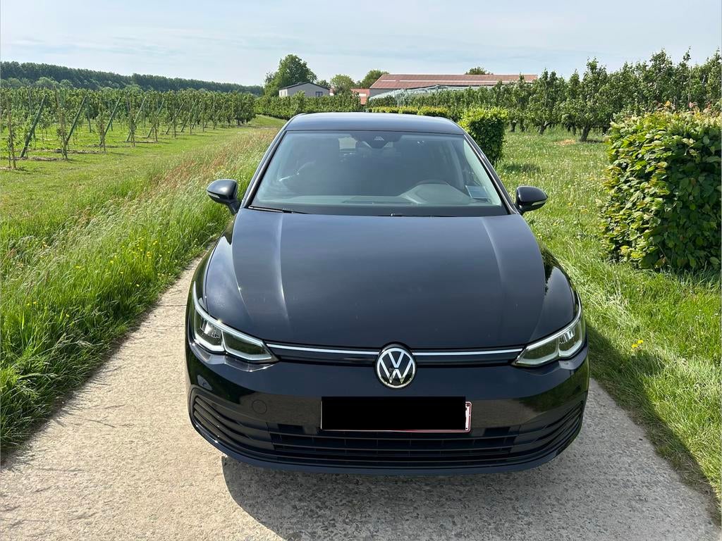 Volkwagen Golf 8 1.0 TSI 110pk - Zeer nette staat -, Auto's, Voorwielaandrijving, Stof, Zwart, 5 deurs