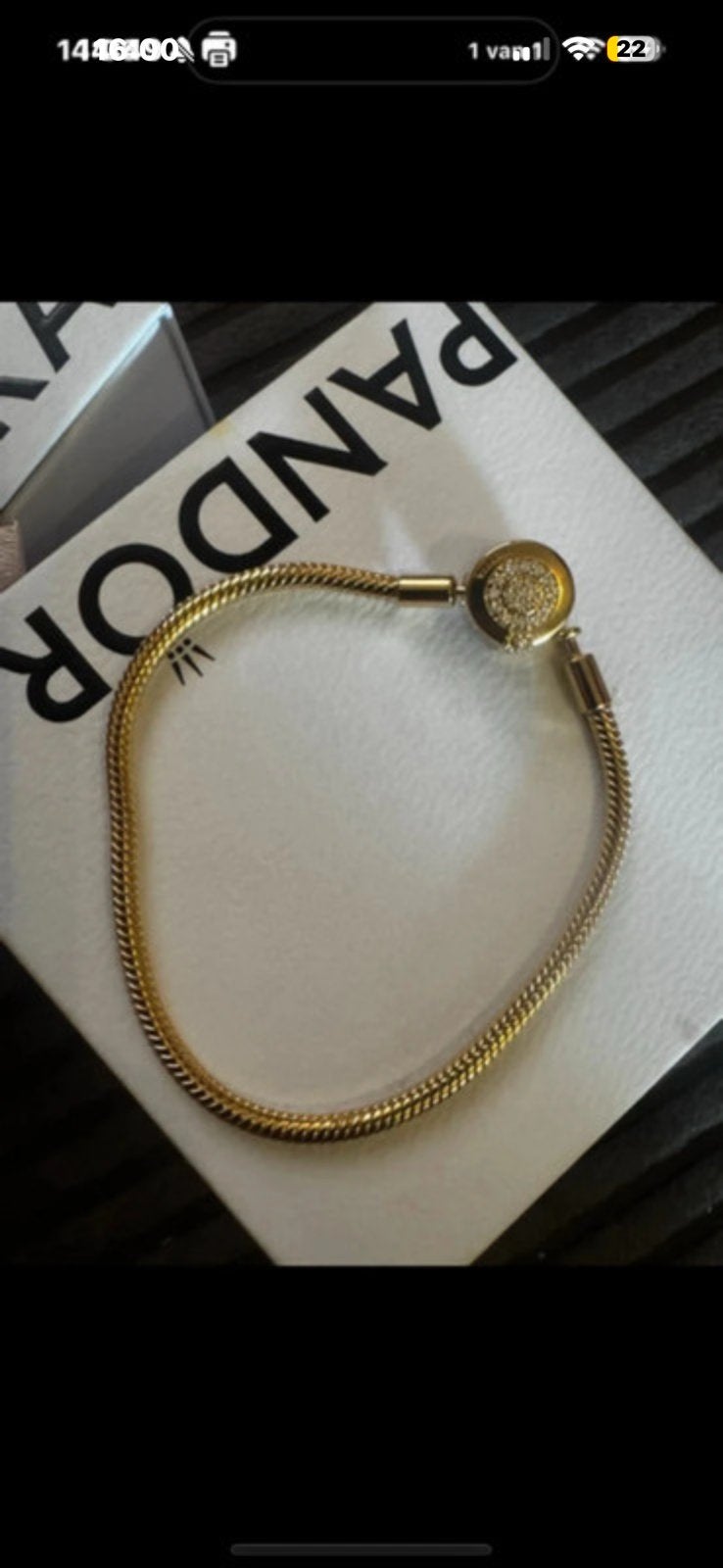 Pandora armband goud, Ophalen of Verzenden, Zo goed als nieuw, Goud