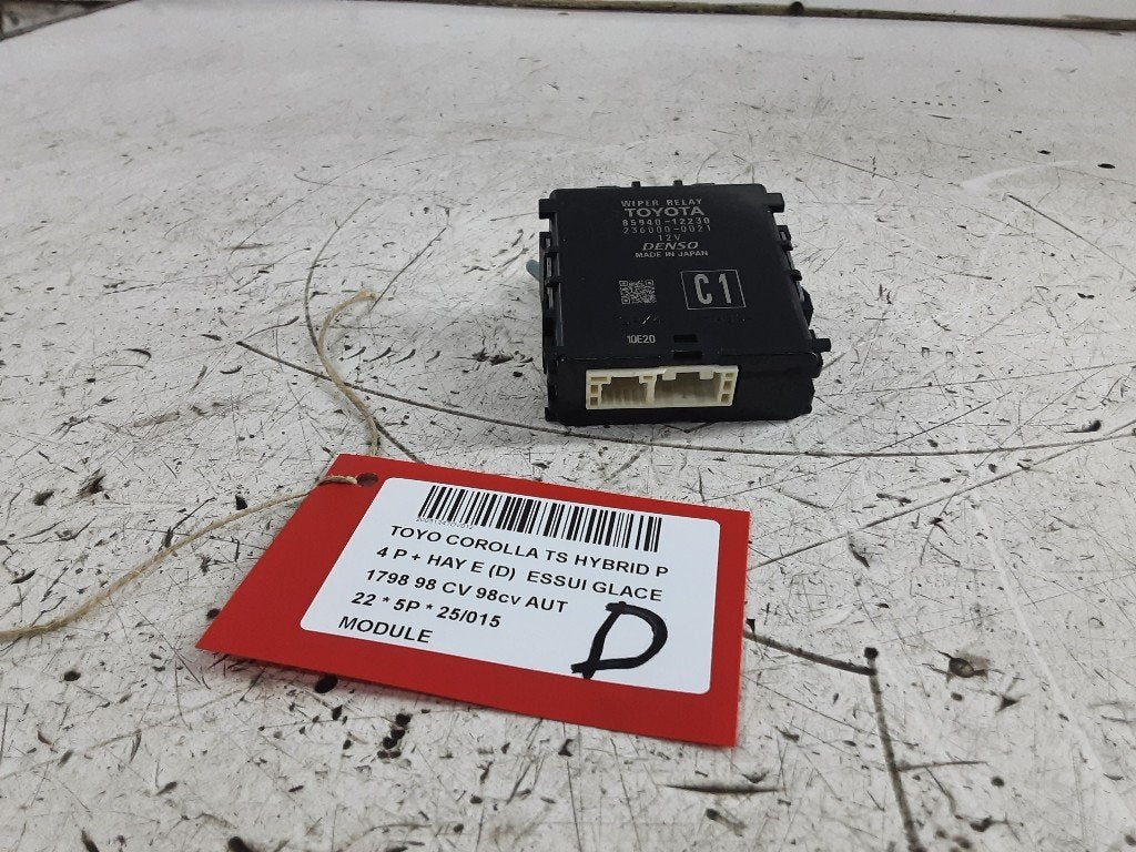 UNITE ELECTRONIQUE Toyota Corolla (E21) (8594012230), Mevr. I. Hauben, Toyota, Utilisé, Rue de l'Espoir 34 34
4030  GRIVEGNÉE, BE