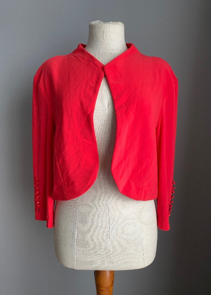 Rode bolero Joseph Ribkoff maat 40, Rouge, Taille 38/40 (M), Joseph Ribkoff, Comme neuf